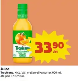 Coop Tropicana Juice erbjuda