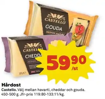 Coop Castello Hårdost erbjuda