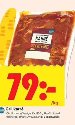 ICA Kvantum ICA Grillkarré erbjuda