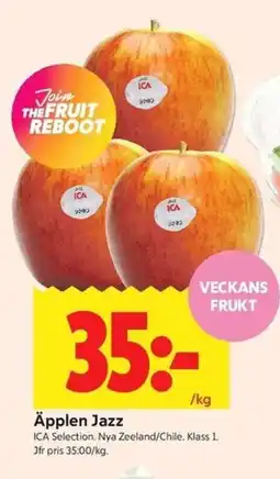 ICA Kvantum ICA Äpplen Jazz erbjuda