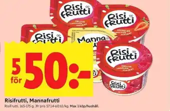 ICA Kvantum Risifrutti, Mannafrutti erbjuda