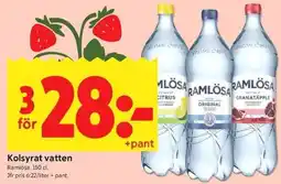 ICA Kvantum Ramlösa Kolsyrat vatten erbjuda