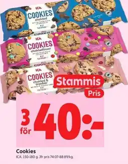 ICA Kvantum ICA Cookies erbjuda