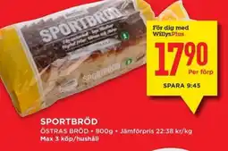 Willys Sportbröd erbjuda