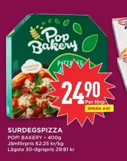 Willys Pop Bakery Surdegspizza erbjuda