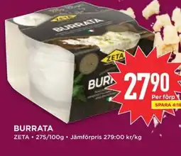 Willys Zeta Burrata erbjuda