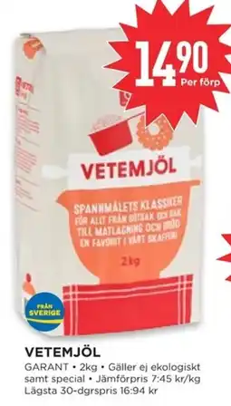 Willys Garant Vetemjöl erbjuda