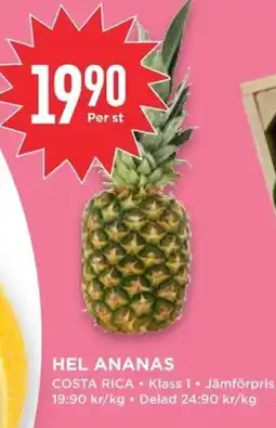 Willys Hel ananas erbjuda