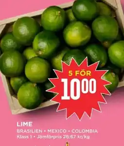 Willys Lime erbjuda