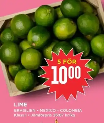 Willys Lime erbjuda