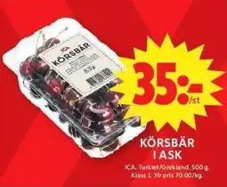 ICA Maxi ICA Körsbär iask erbjuda