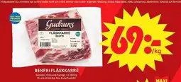 ICA Maxi Gudruns Benfri fläskkarré erbjuda