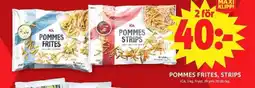 ICA Maxi ICA Pommes frites, strips erbjuda