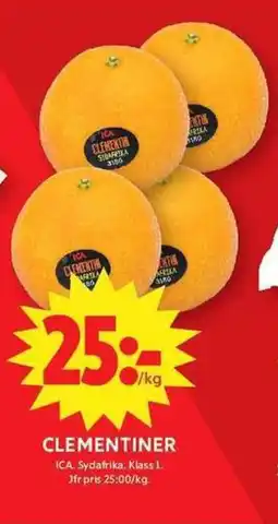 ICA Maxi ICA Clementiner erbjuda