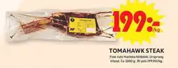 ICA Maxi Tomahawk steak erbjuda