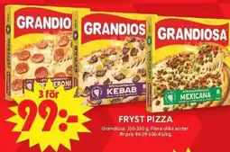 ICA Maxi Grandiosa Fryst pizza erbjuda