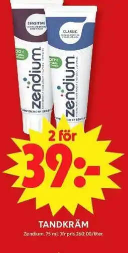 ICA Maxi Zendium Tandkräm erbjuda