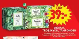 ICA Maxi ICA Bindor, trosskydd, tamponger erbjuda