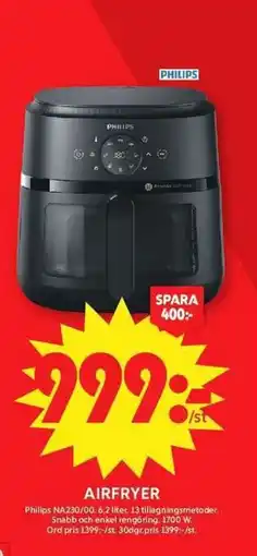 ICA Maxi PHILIPS Airfryer erbjuda