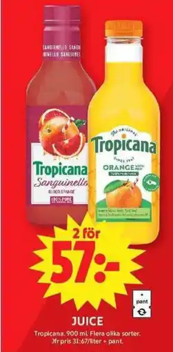ICA Maxi Tropicana Juice erbjuda