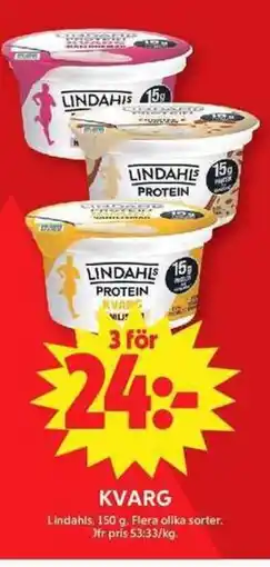 ICA Maxi Lindahls Kvarg erbjuda