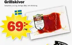 Pekås Grillskivor erbjuda