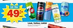 Pekås Läsk, Vatten, Lättöl erbjuda