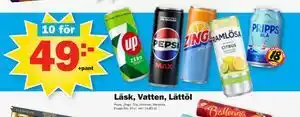 Pekås Läsk, Vatten, Lättöl erbjuda