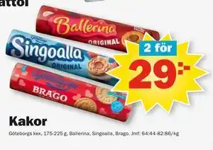 Pekås Kakor erbjuda