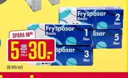 ÖoB Fryspåsar Basic erbjuda
