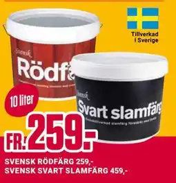 ÖoB SVENSK SVART SLAMFÄRG erbjuda