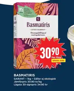 Willys BASMATIRIS erbjuda
