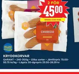 Willys KRYDDKORVAR erbjuda