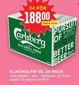 Willys ALKOHOLFRI ÖL 24-PACK erbjuda