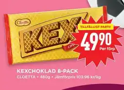 Willys KEXCHOKLAD 8-PACK erbjuda
