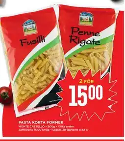 Willys PASTA KORTA FORMER erbjuda