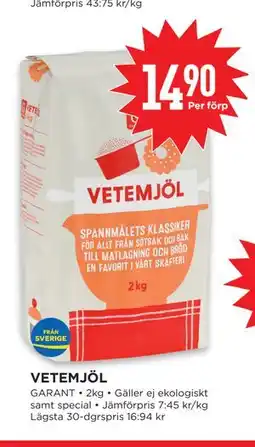 Willys VETEMJÖL erbjuda