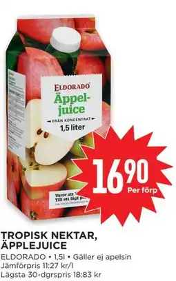 Willys TROPISK NEKTAR, ÄPPLEJUICE erbjuda