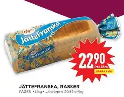 Willys JÄTTEFRANSKA, RASKER erbjuda