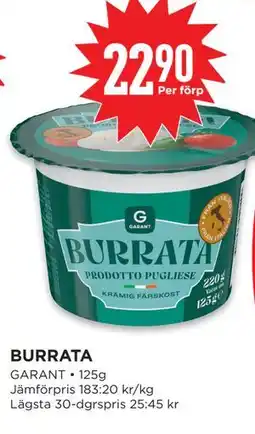 Willys Hemma BURRATA erbjuda