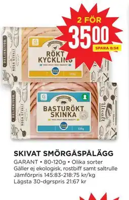 Willys Hemma SKIVAT SMÖRGÅSPÅLÄGG erbjuda