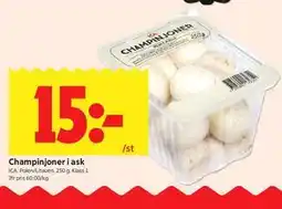 ICA Kvantum Champinjoner i ask erbjuda