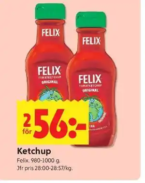 ICA Kvantum Ketchup erbjuda