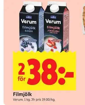 ICA Kvantum Filmjölk erbjuda