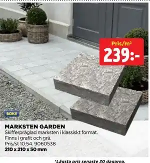 Jem&Fix MARKSTEN GARDEN erbjuda