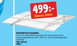 Jem&Fix ENTRÉTAK MADRID erbjuda