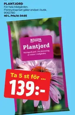 Jem&Fix PLANTJORD erbjuda