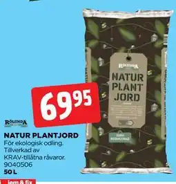 Jem&Fix NATUR PLANTJORD erbjuda