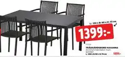 Jem&Fix TRÄDGÅRDSBORD HAVANNA erbjuda