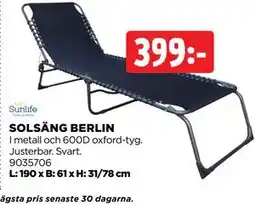 Jem&Fix SOLSÄNG BERLIN erbjuda